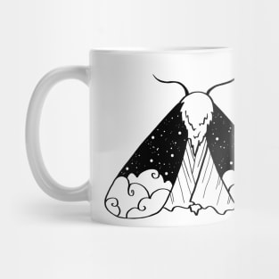 Night Sky Moth Mug